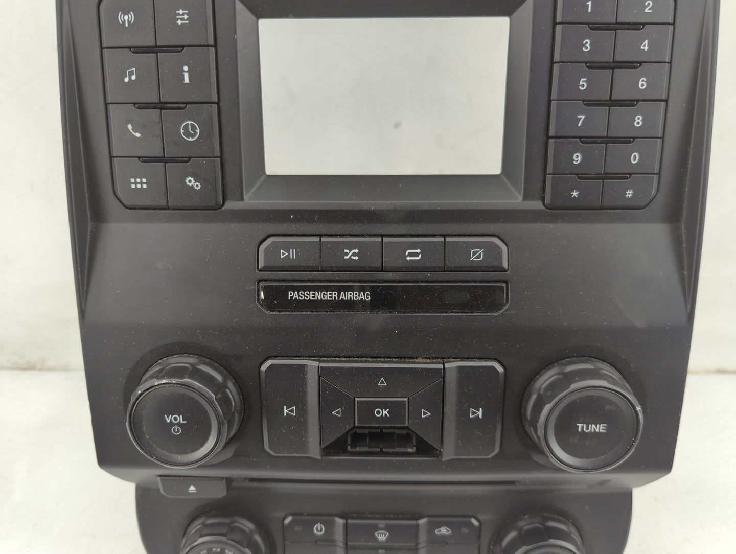 2018 Ford F-150 Climate Control Module Temperature AC/Heater Replacement P/N:JL3T-18E243-BKE Fits OEM Used Auto Parts - Oemu