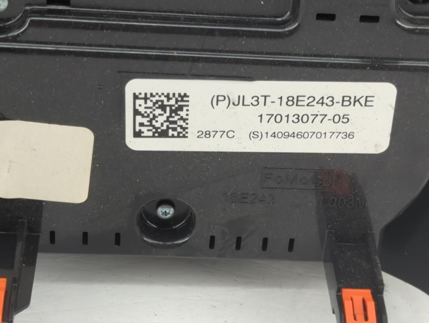 2018 Ford F-150 Climate Control Module Temperature AC/Heater Replacement P/N:JL3T-18E243-BKE Fits OEM Used Auto Parts - Oemu