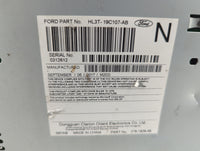 2017-2018 Ford F-150 Radio AM FM Cd Player Receiver Replacement P/N:HL3T-19C107-AB Fits Fits 2017 2018 OEM Used Auto Parts -