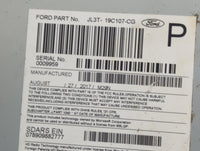 2018 Ford F-150 Radio AM FM Cd Player Receiver Replacement P/N:JL3T-19C107-CG Fits OEM Used Auto Parts - Oemusedautoparts1.c