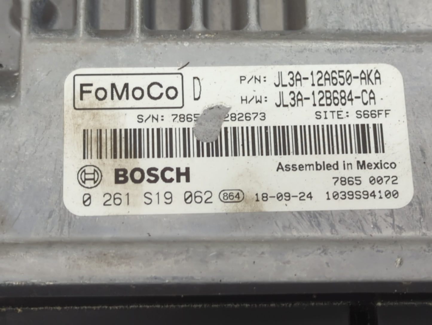 2018-2020 Ford F-150 PCM Engine Control Computer ECU ECM PCU OEM P/N:JL3A-12A650-AKA JL3A-12B684-CA Fits Fits 2018 2019 2020