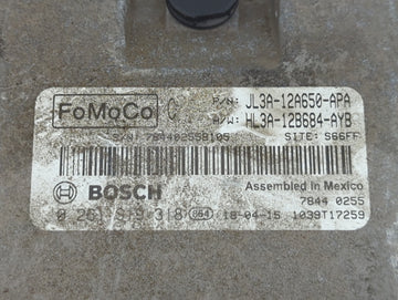 2017-2018 Ford F-150 PCM Engine Control Computer ECU ECM PCU OEM P/N:JL3A-12A650-APA HL3A-12B684-AYB Fits Fits 2017 2018 OEM Used Auto Parts