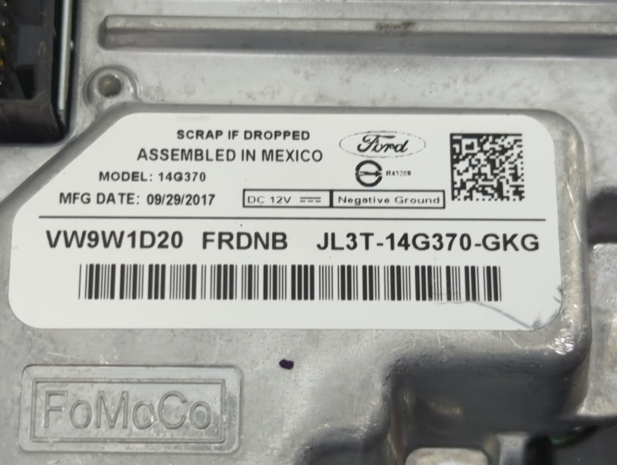 2018-2018 Ford F-150 Information Radio Display Screen 1448227 - Oemusedautoparts1.com