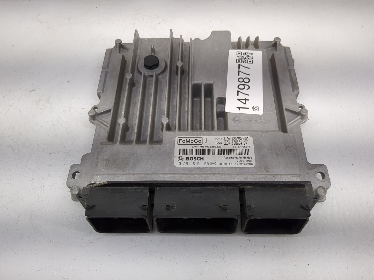 2018-2020 Ford F-150 PCM Engine Control Computer ECU ECM PCU OEM P/N:JL3A-12A650-AMB JL3A-12B684-GA Fits Fits 2018 2019 2020