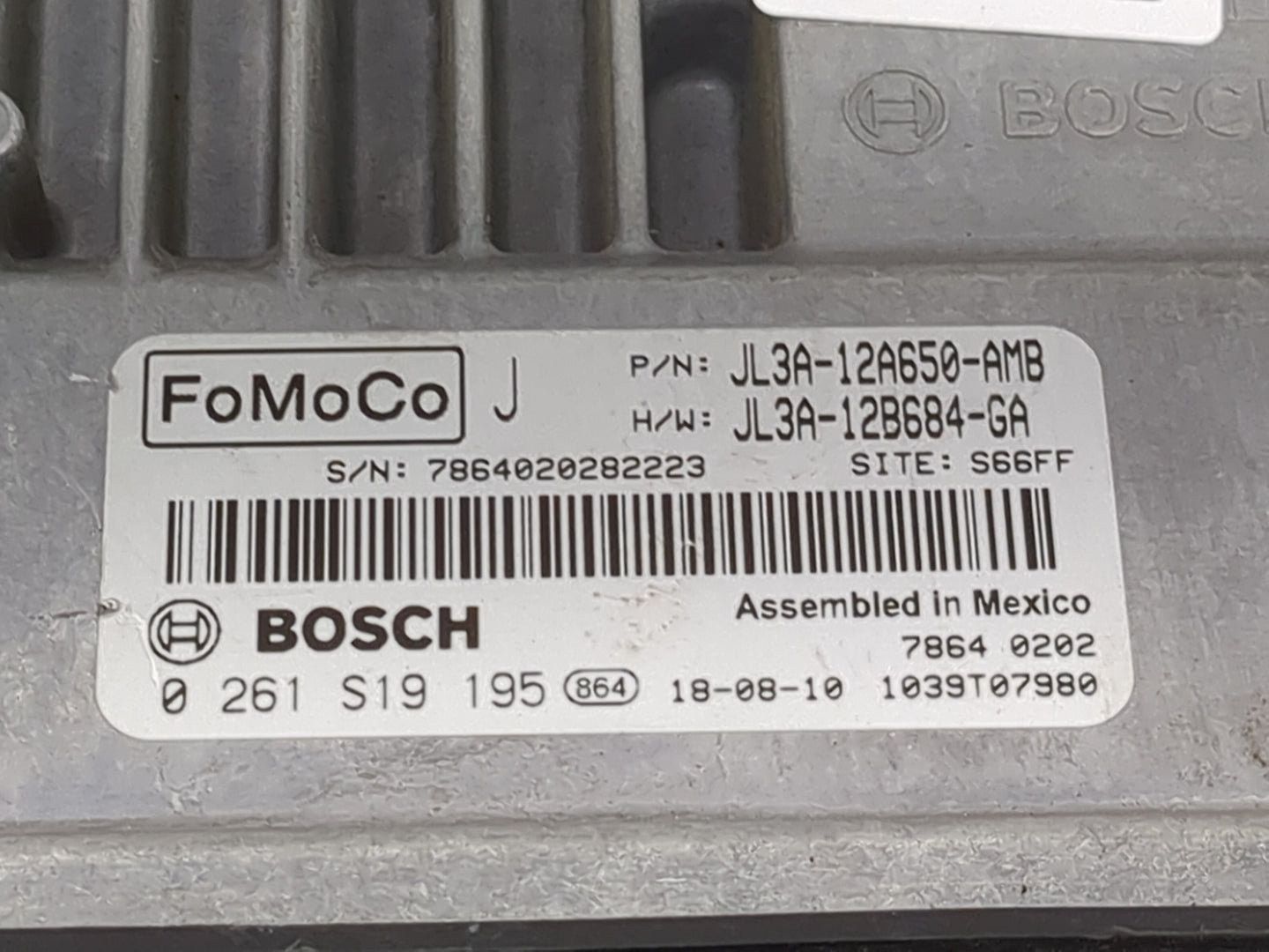 2018-2020 Ford F-150 PCM Engine Control Computer ECU ECM PCU OEM P/N:JL3A-12A650-AMB JL3A-12B684-GA Fits Fits 2018 2019 2020