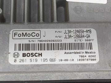 2018-2020 Ford F-150 PCM Engine Control Computer ECU ECM PCU OEM P/N:JL3A-12A650-AMB JL3A-12B684-GA Fits Fits 2018 2019 2020 OEM Used Auto Parts