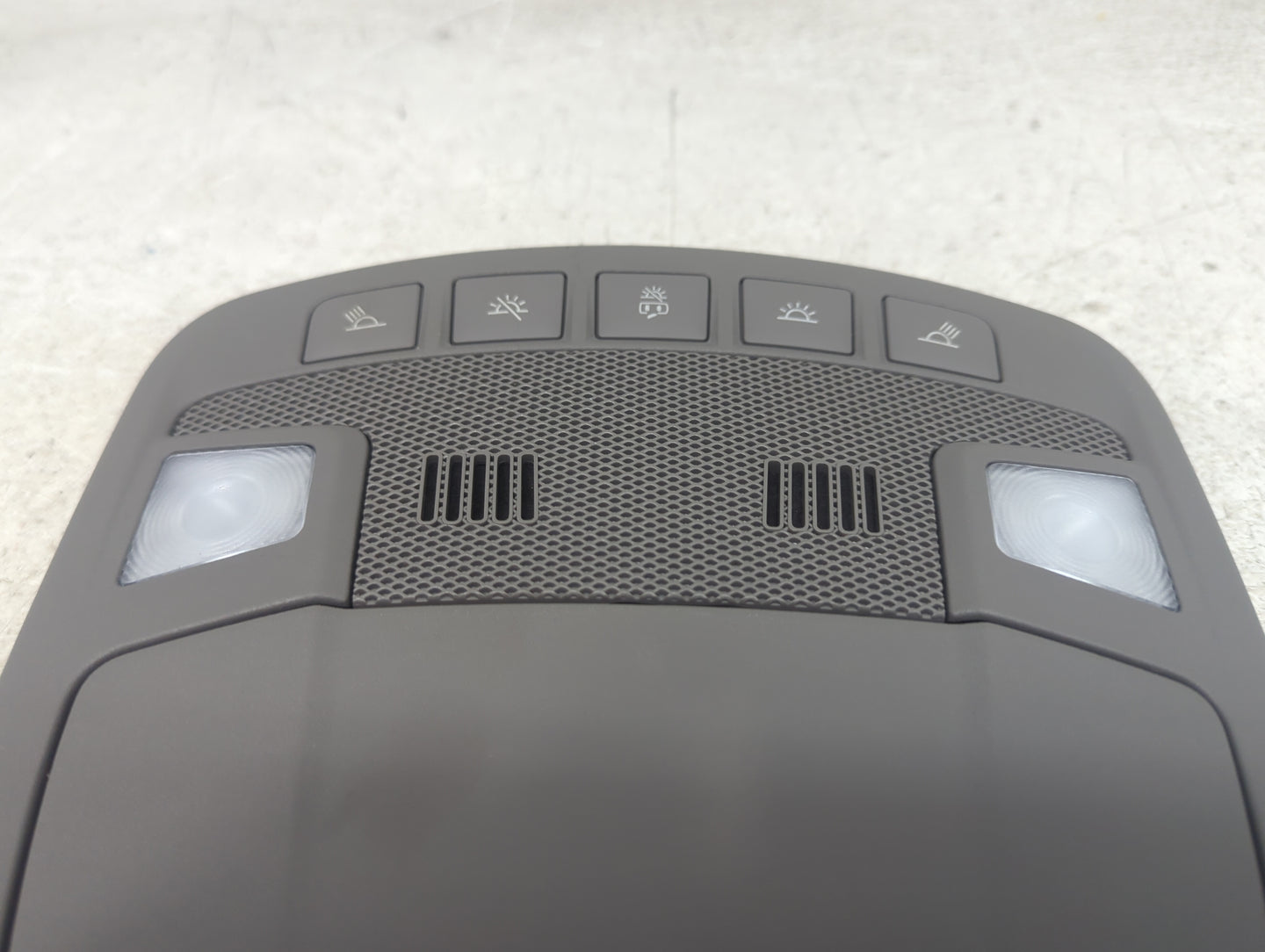 2015-2020 Ford F-150 Overhead Console W/rear Climate Control Gray - Oemusedautoparts1.com