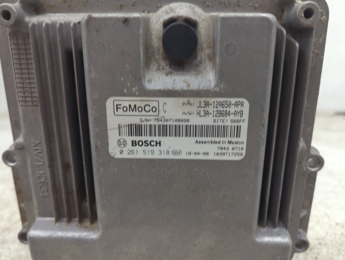 2017-2018 Ford F-150 PCM Engine Control Computer ECU ECM PCU OEM P/N:JL3A-12A650-APA HL3A-12B684-AYB Fits Fits 2017 2018 OEM