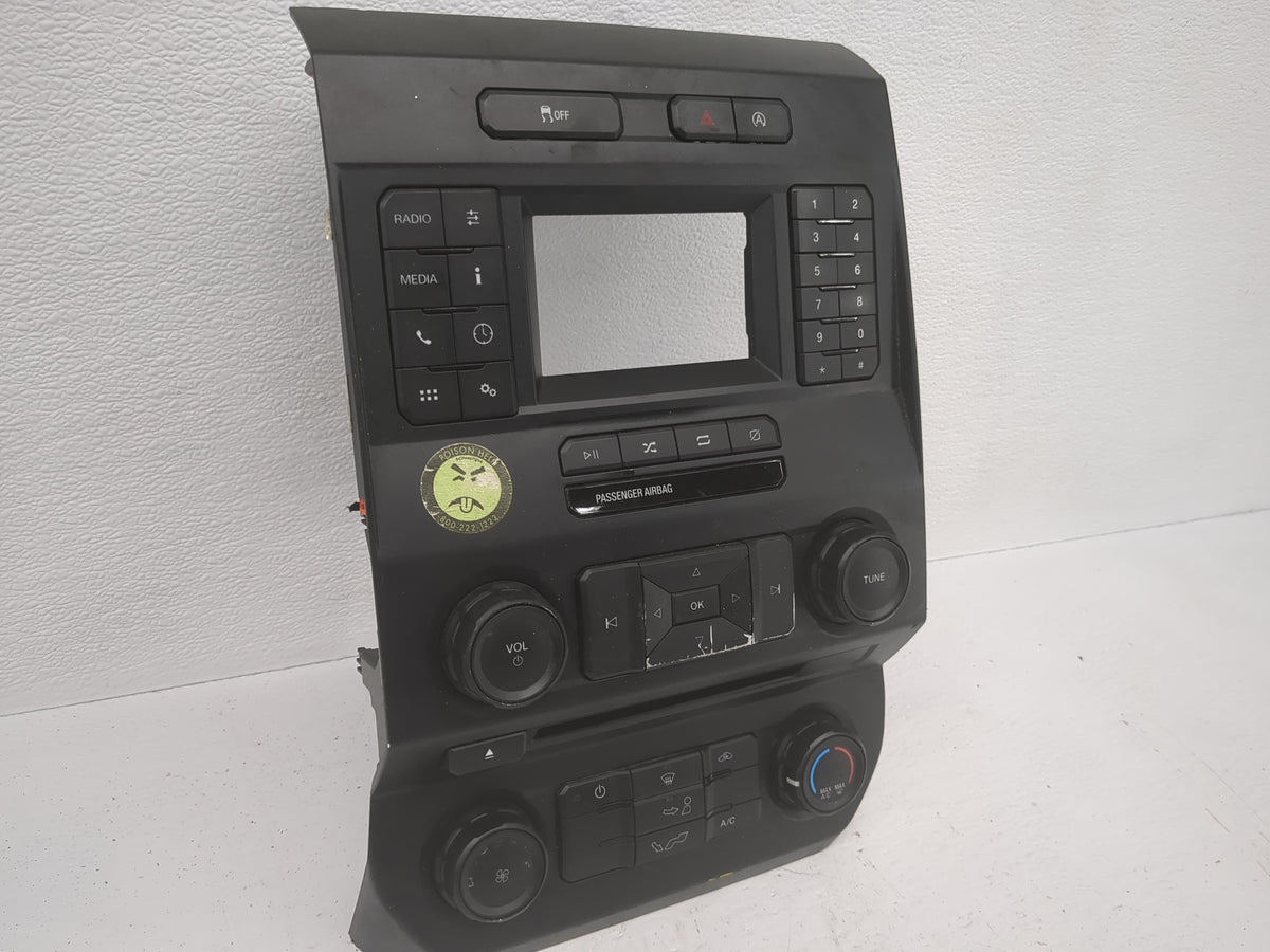 2018-2018 Ford F-150 Radio Control Panel 1504343 - Oemusedautoparts1.com