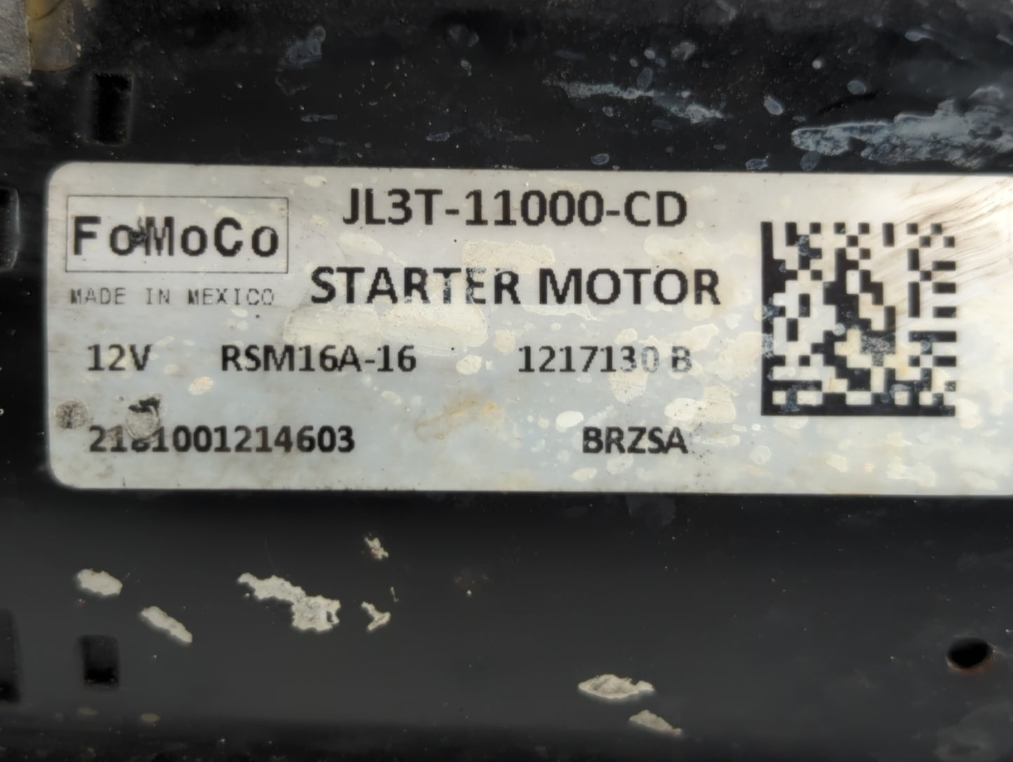 2018-2020 Ford F-150 Car Starter Motor Solenoid OEM P/N:JL3T-11000-CB Fits Fits 2018 2019 2020 OEM Used Auto Parts - Oemused