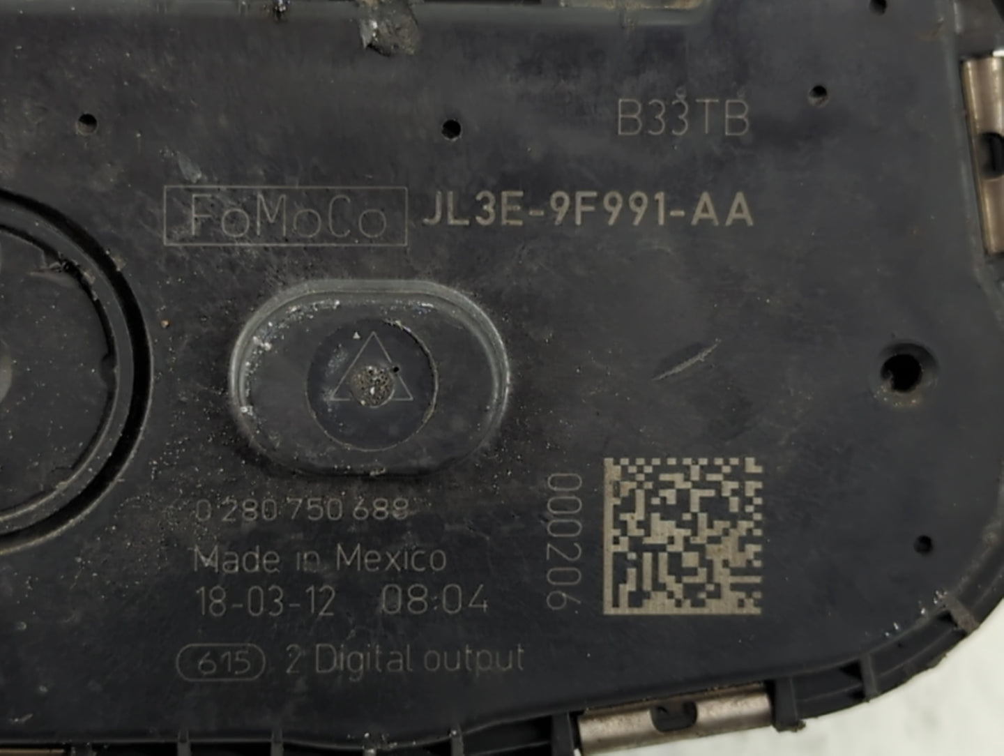 2018-2020 Ford F-150 Throttle Body P/N:JL3E-9F991-AA Fits Fits 2018 2019 2020 2021 2022 OEM Used Auto Parts - Oemusedautopar