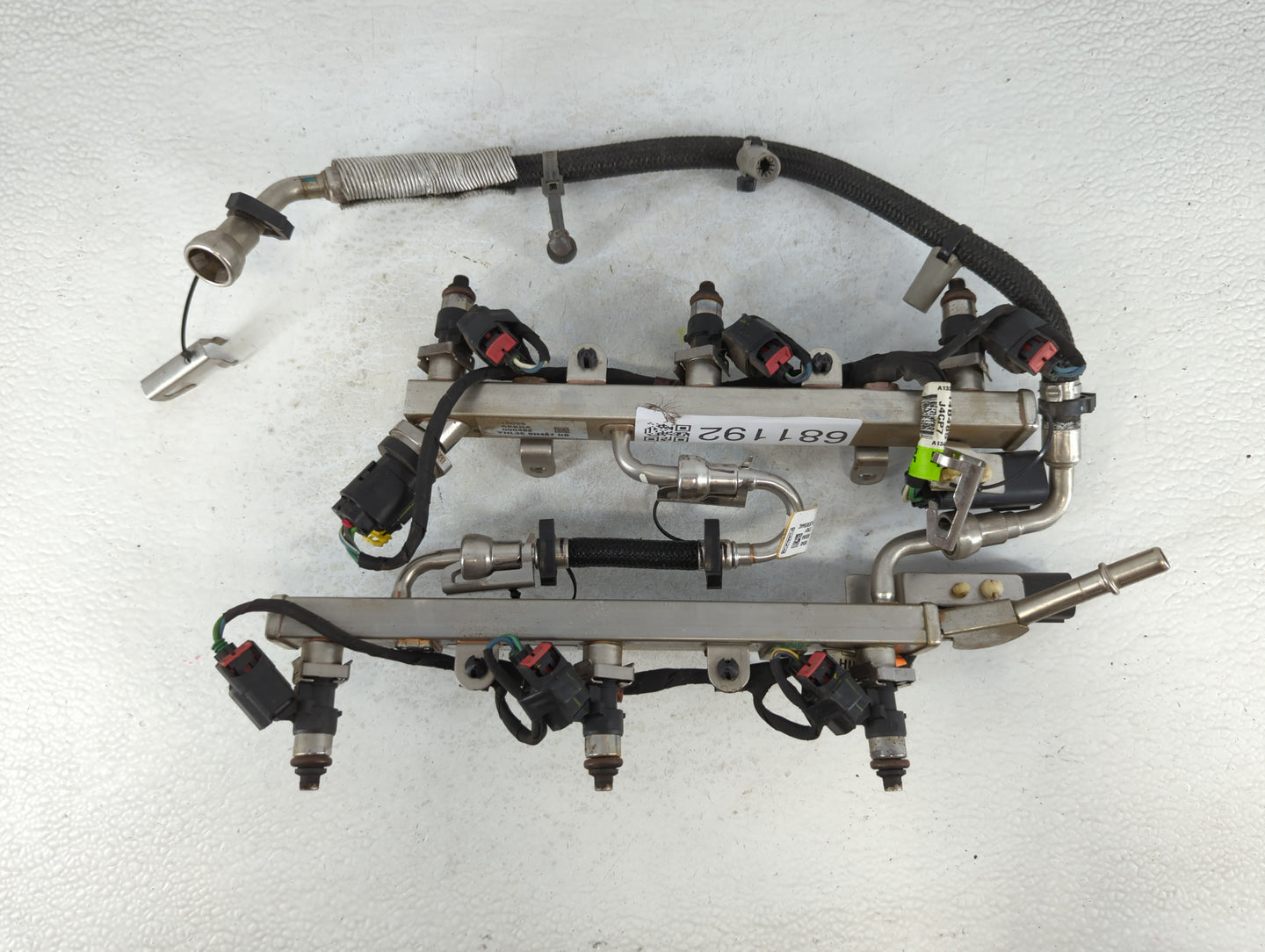 2018 Ford F-150 Fuel Injectors P/N:HL3E 9H487 DB Fits OEM Used Auto Parts - Oemusedautoparts1.com