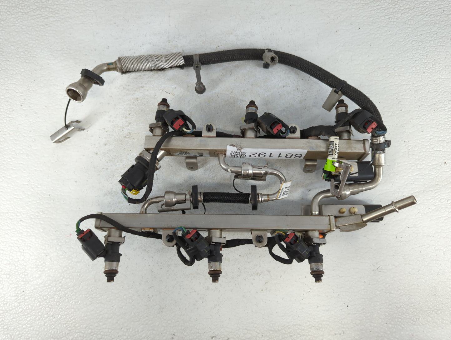 2018 Ford F-150 Fuel Injectors P/N:HL3E 9H487 DB Fits OEM Used Auto Parts - Oemusedautoparts1.com