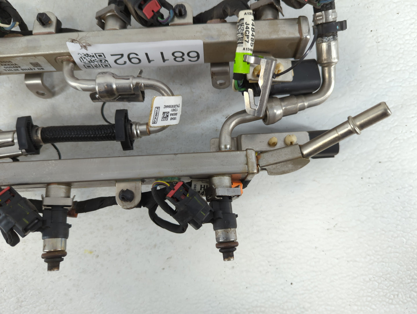 2018 Ford F-150 Fuel Injectors P/N:HL3E 9H487 DB Fits OEM Used Auto Parts - Oemusedautoparts1.com