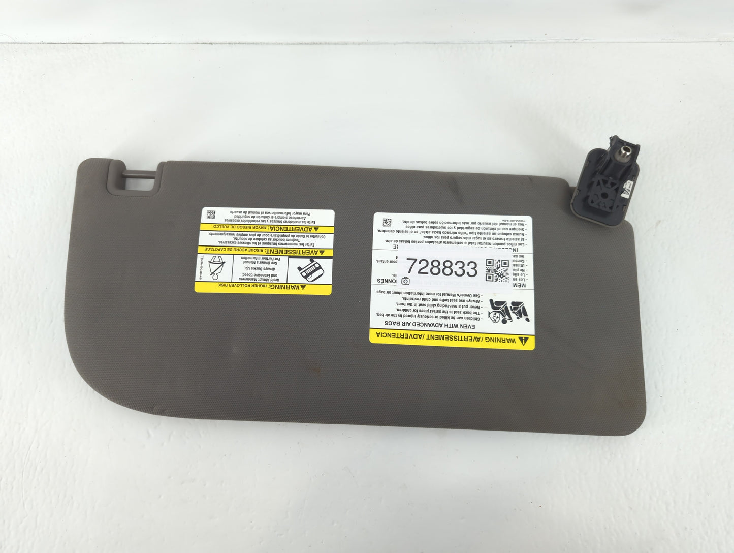 2018-2020 Ford F-150 Sun Visor Shade Replacement Passenger Right Mirror Fits Fits 2018 2019 2020 OEM Used Auto Parts - Oemus