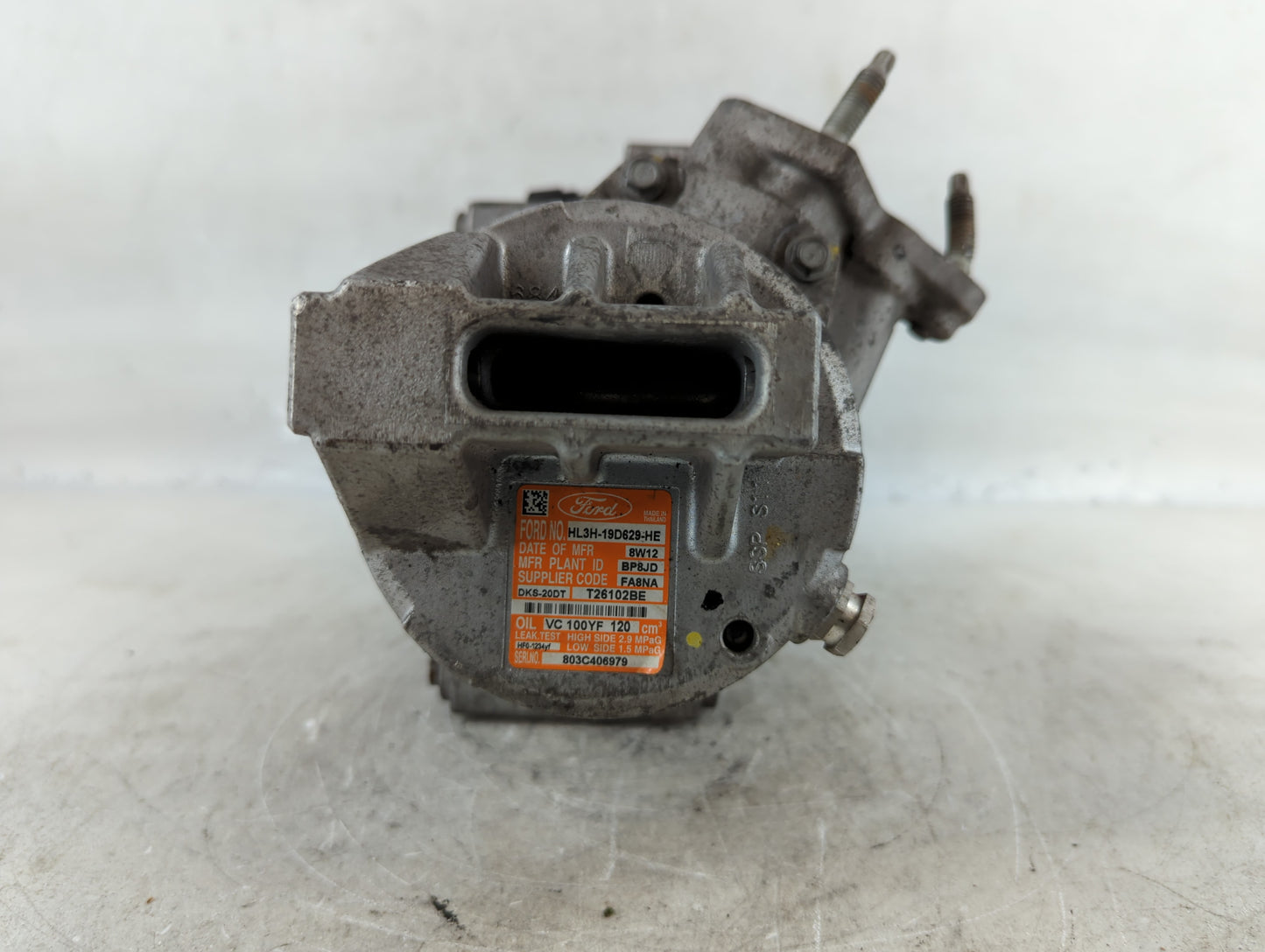 2017-2020 Ford F-150 Air Conditioning A/c Ac Compressor Oem - Oemusedautoparts1.com