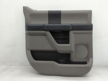 2018 Ford F-150 Front Right Passenger Interior Door Panel Trim Ebony - Oemusedautoparts1.com