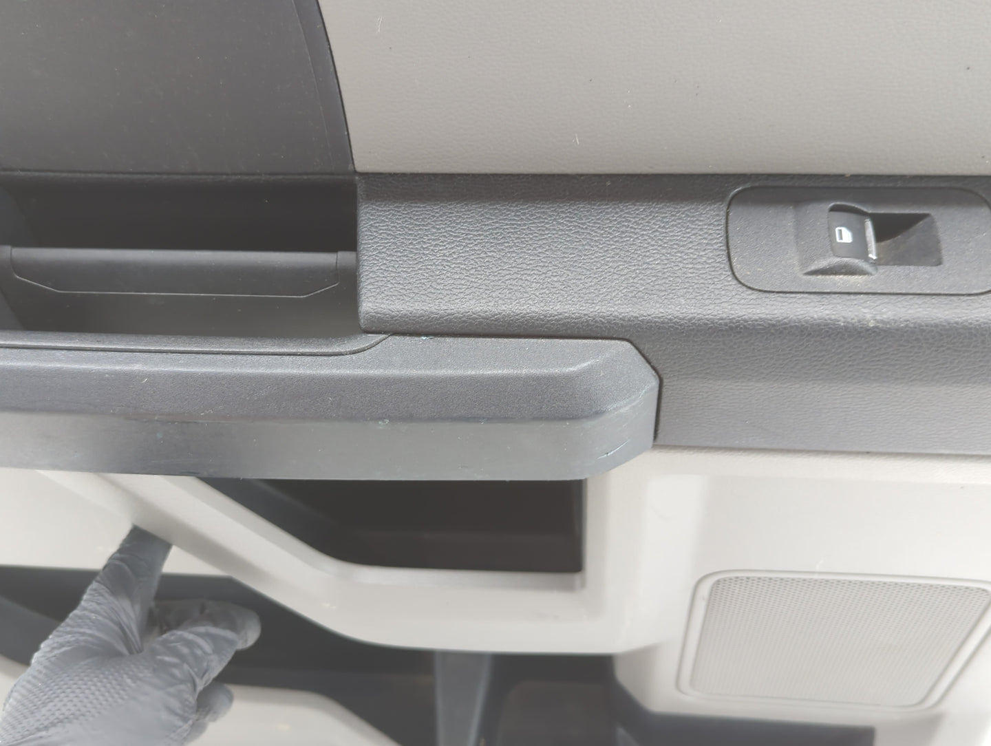 2018 Ford F-150 Front Right Passenger Interior Door Panel Trim Ebony - Oemusedautoparts1.com