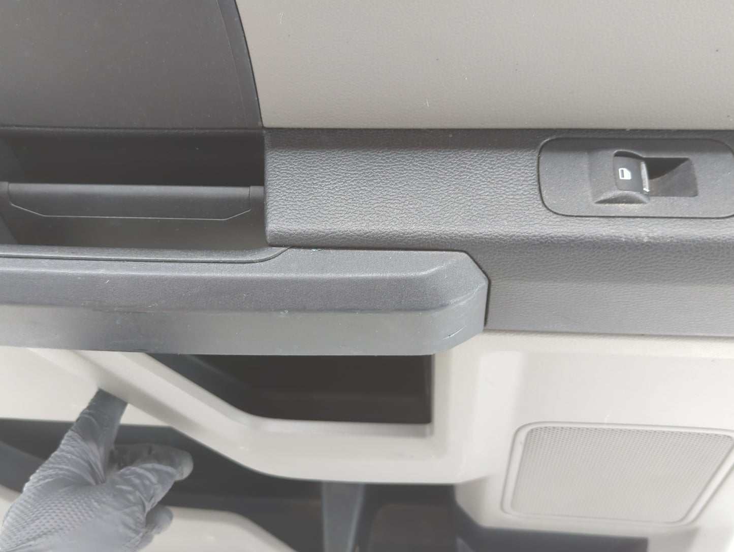2018 Ford F-150 Front Right Passenger Interior Door Panel Trim Ebony - Oemusedautoparts1.com