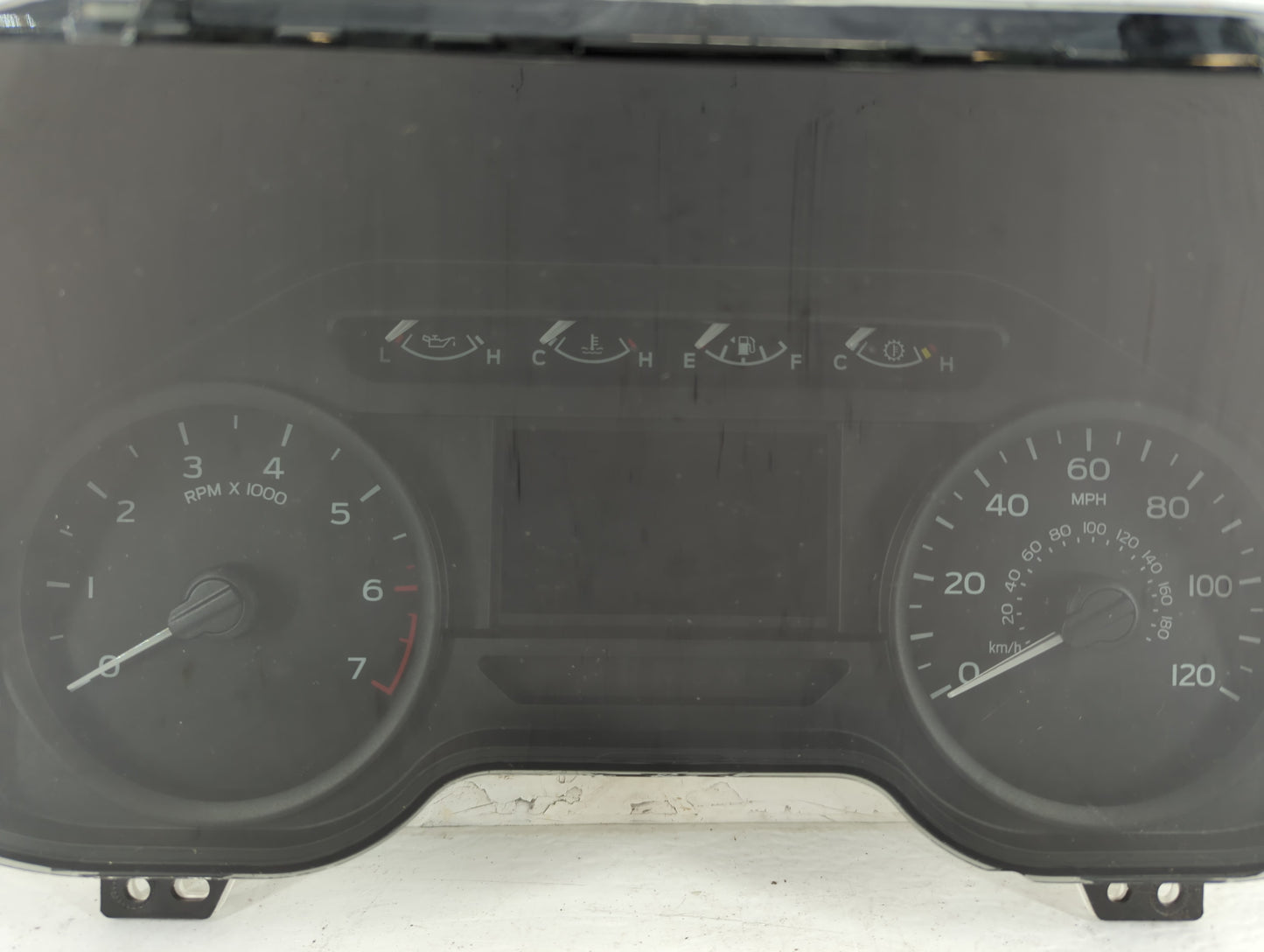 2018 Ford F-150 Instrument Cluster Speedometer Gauges P/N:JL3F-10890-AC Miles:142K Fits OEM Used Auto Parts - Oemusedautopar