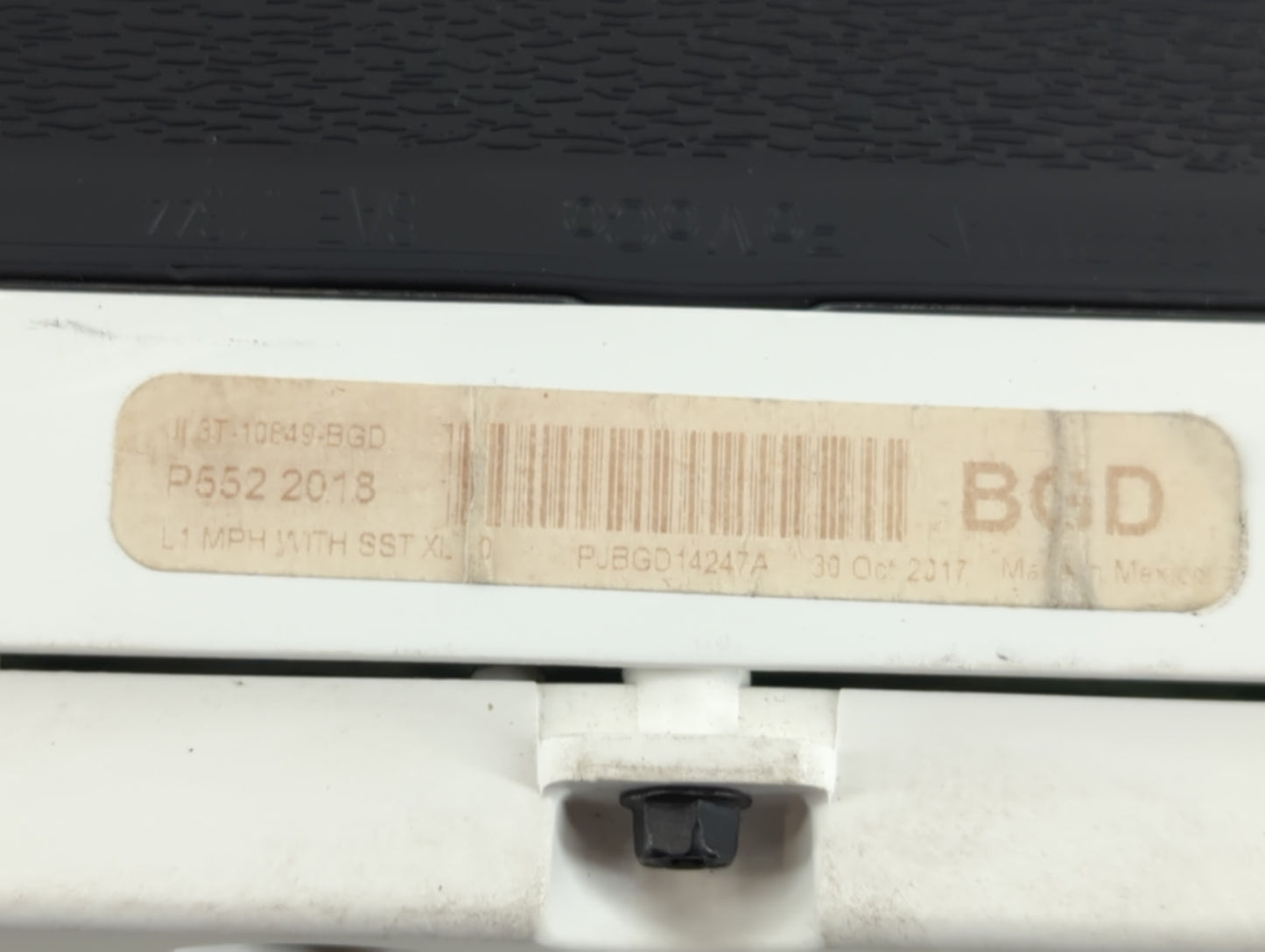 2018-2019 Ford F-150 Instrument Cluster Speedometer Gauges P/N:JL3T-10849-BGE Fits Fits 2018 2019 OEM Used Auto Parts - Oemu