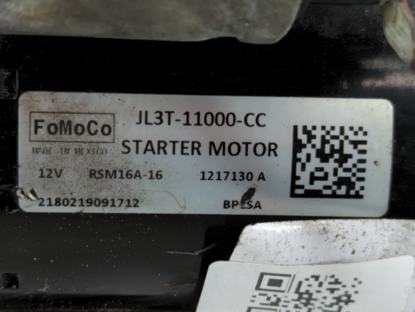 2018-2020 Ford F-150 Car Starter Motor Solenoid OEM P/N:JL3T-11000-CC Fits Fits 2018 2019 2020 OEM Used Auto Parts - Oemused