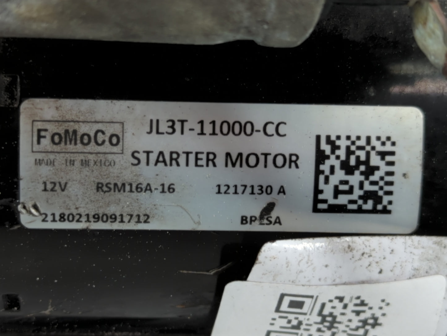 2018-2020 Ford F-150 Car Starter Motor Solenoid OEM P/N:JL3T-11000-CC Fits Fits 2018 2019 2020 OEM Used Auto Parts - Oemused