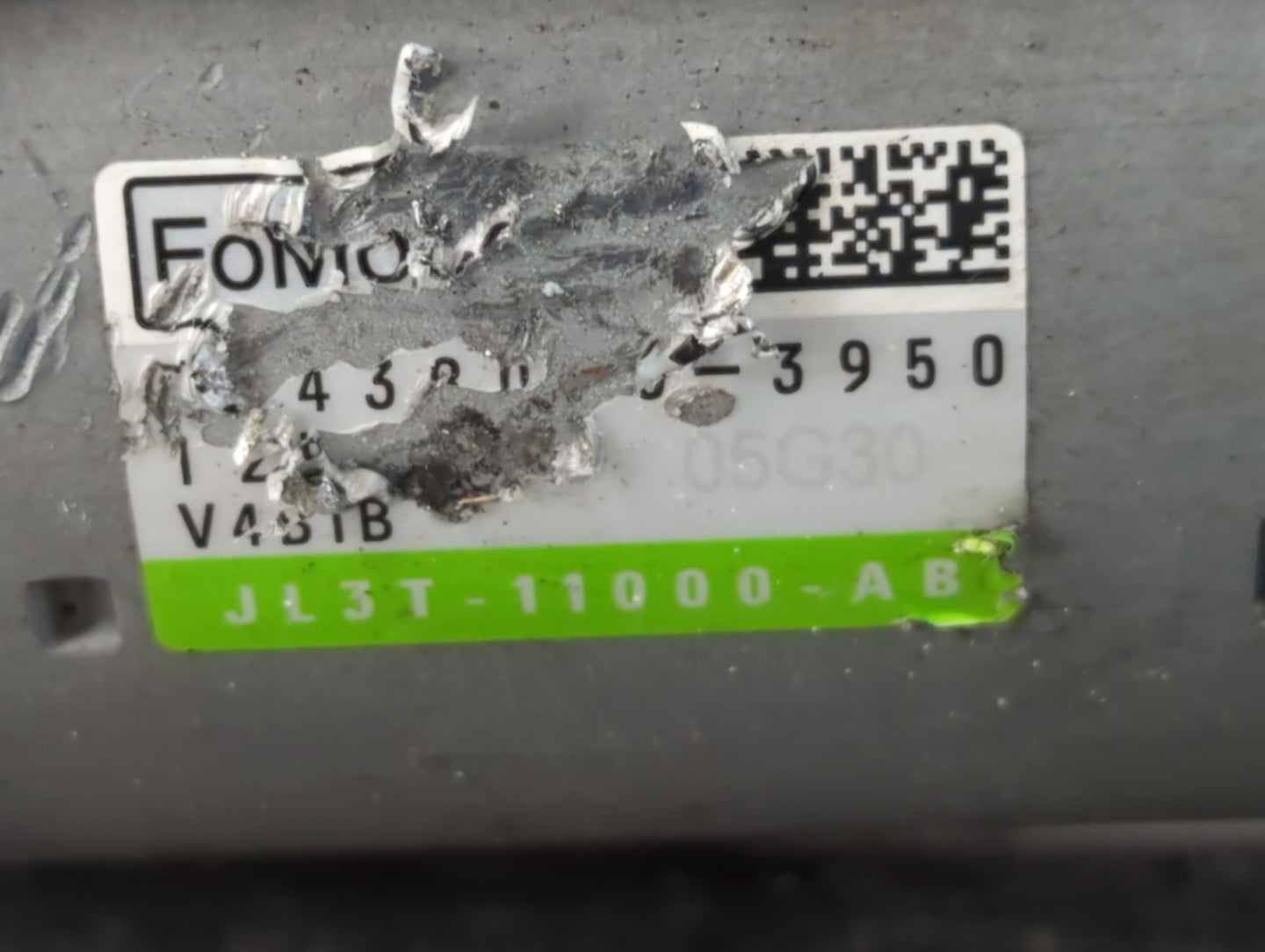2018-2020 Ford F-150 Car Starter Motor Solenoid OEM P/N:JL3T-11000-AB TN438000-3950 Fits Fits 2018 2019 2020 OEM Used Auto P