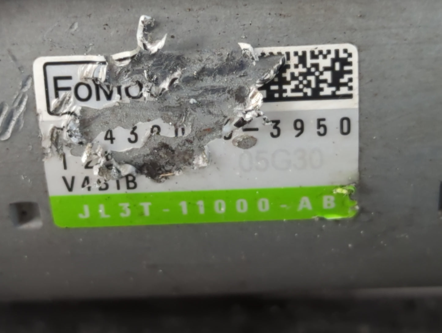 2018-2020 Ford F-150 Car Starter Motor Solenoid OEM P/N:JL3T-11000-AB TN438000-3950 Fits Fits 2018 2019 2020 OEM Used Auto P