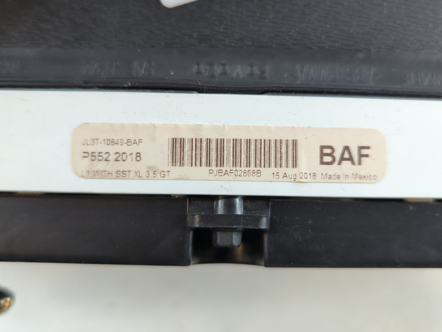 2017-2018 Ford F-150 Instrument Cluster Speedometer Gauges P/N:PJBAF02868B P552 2018, JL3T-10849-BAF Fits Fits 2017 2018 OEM