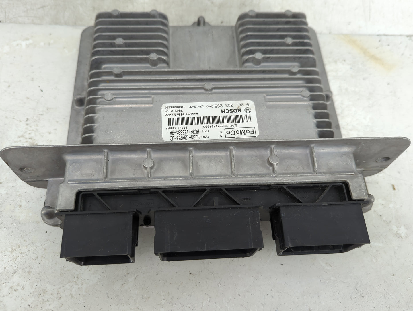 2017-2019 Ford F-350 Super Duty PCM Engine Control Computer ECU ECM PCU OEM P/N:0 281 333 295 HC3A-12B684-BA Fits OEM Used A