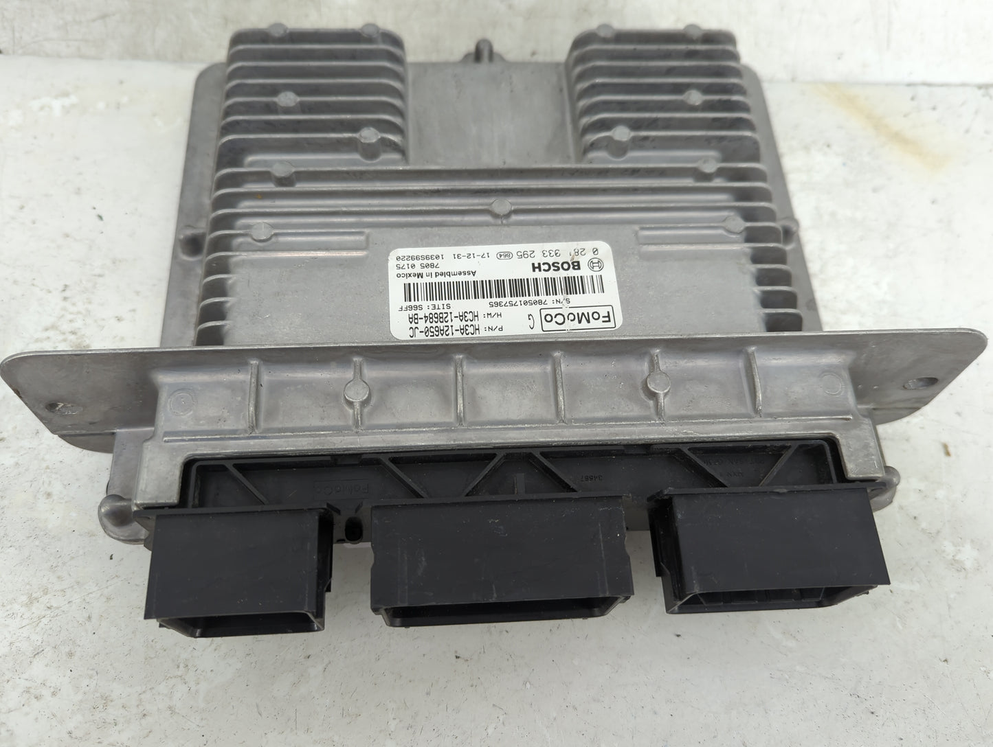 2017-2019 Ford F-350 Super Duty PCM Engine Control Computer ECU ECM PCU OEM P/N:0 281 333 295 HC3A-12B684-BA Fits OEM Used A