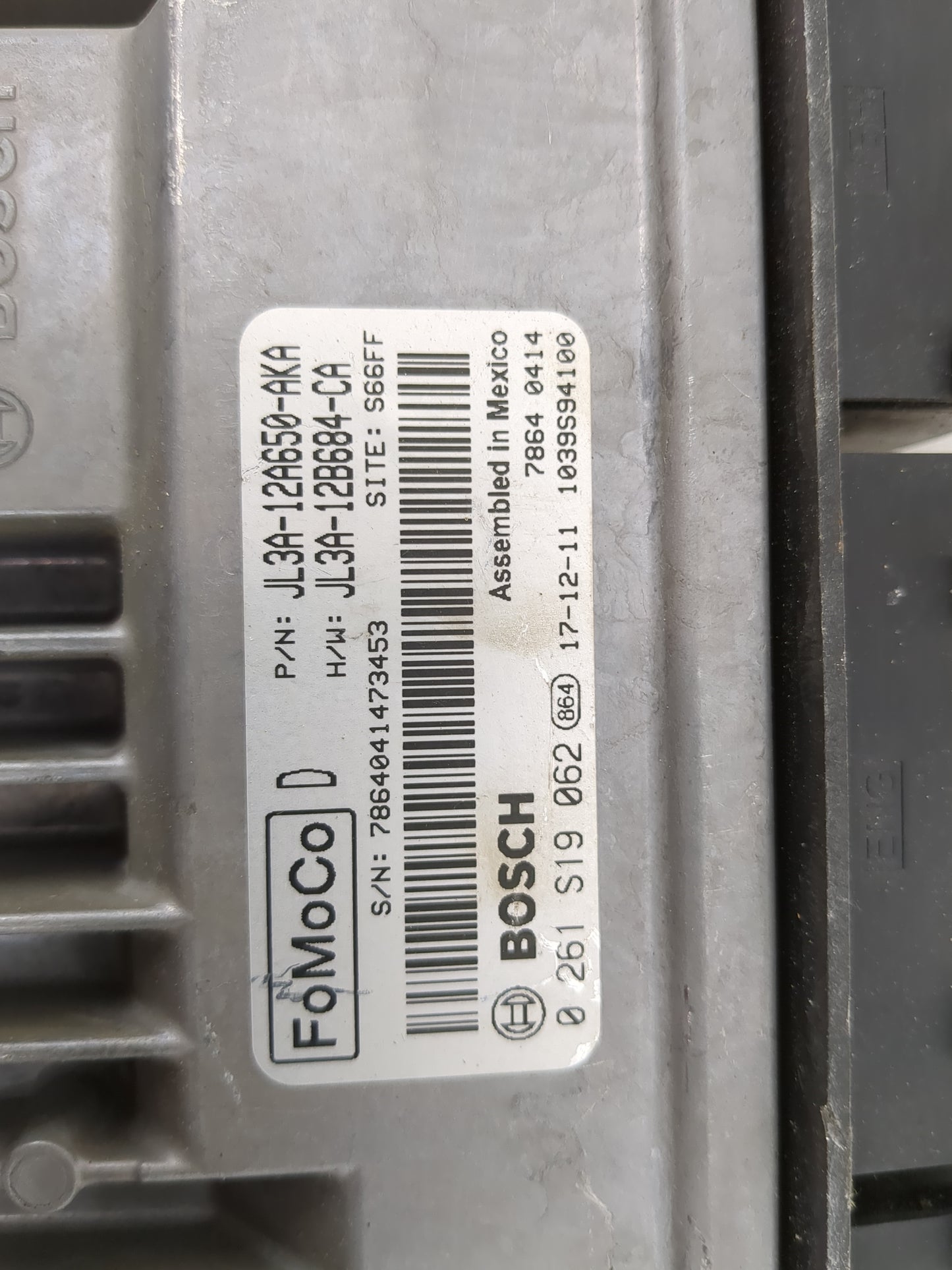 2018 Ford F150 PCM Engine Control Computer ECU ECM PCU OEM P/N:JL3A-12A650-AKA JL3A-12B684-CA, 0261S19062, JL51-14E262-AC Fi