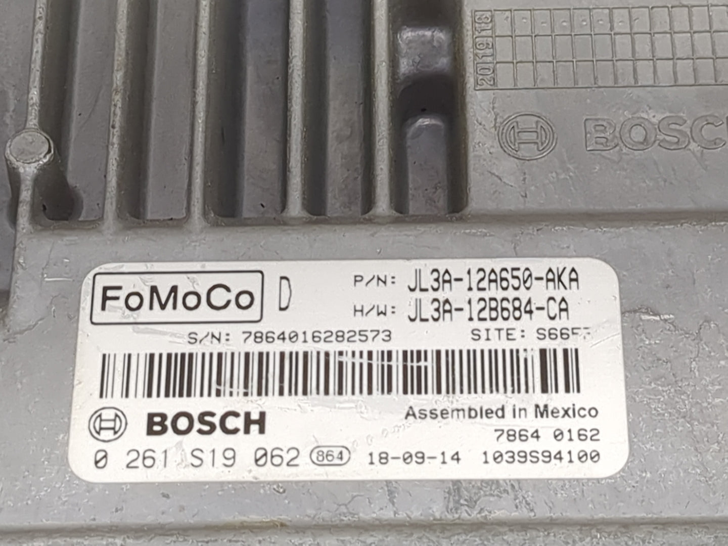 2018 Ford F150 PCM Engine Control Computer ECU ECM PCU OEM P/N:JL3A-12A650-AKA JL3A-12B684-CA, 0261S19062 Fits Fits 2019 202