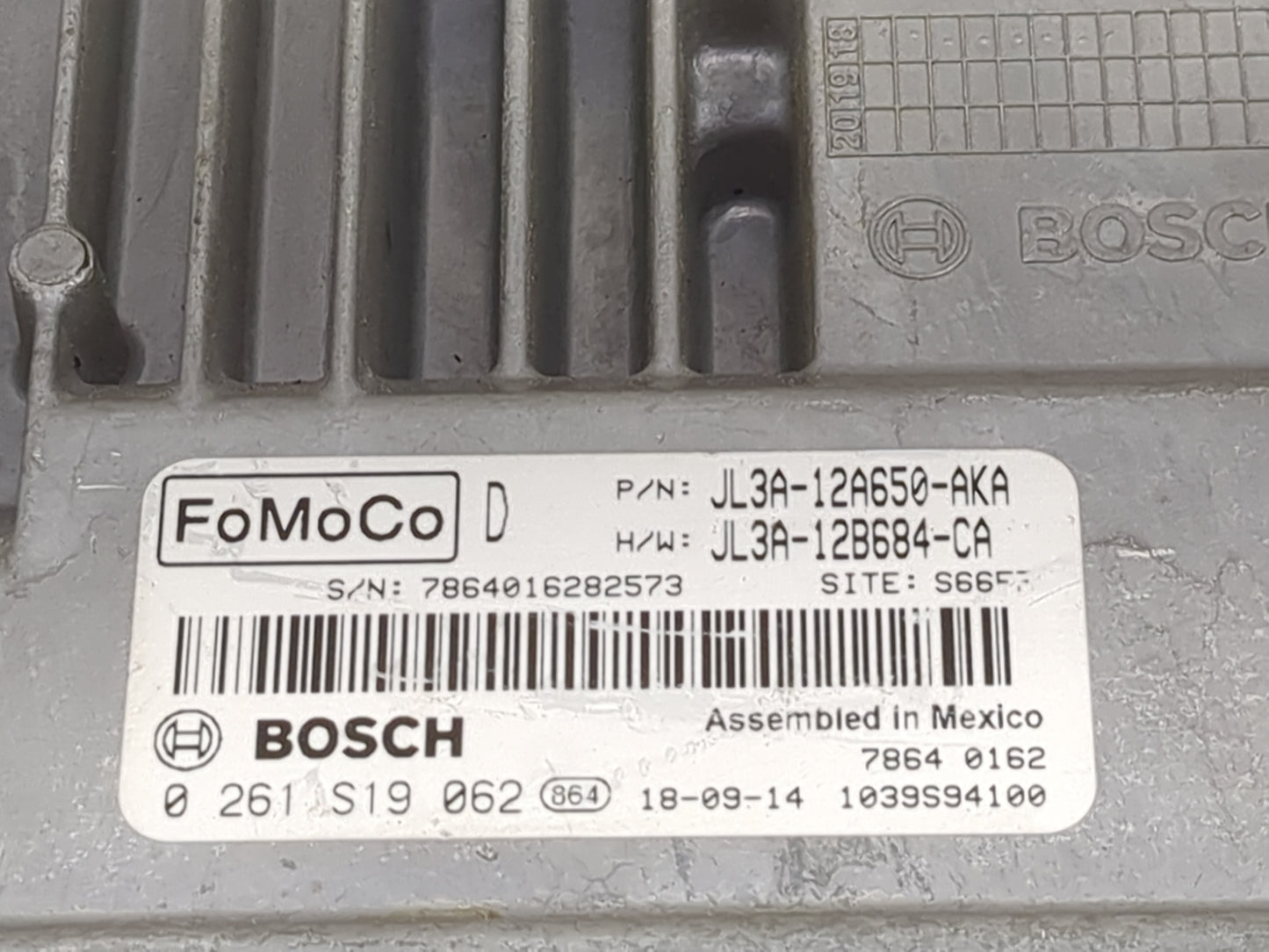 2018 Ford F150 PCM Engine Control Computer ECU ECM PCU OEM P/N:JL3A-12A650-AKA JL3A-12B684-CA, 0261S19062 Fits Fits 2019 202