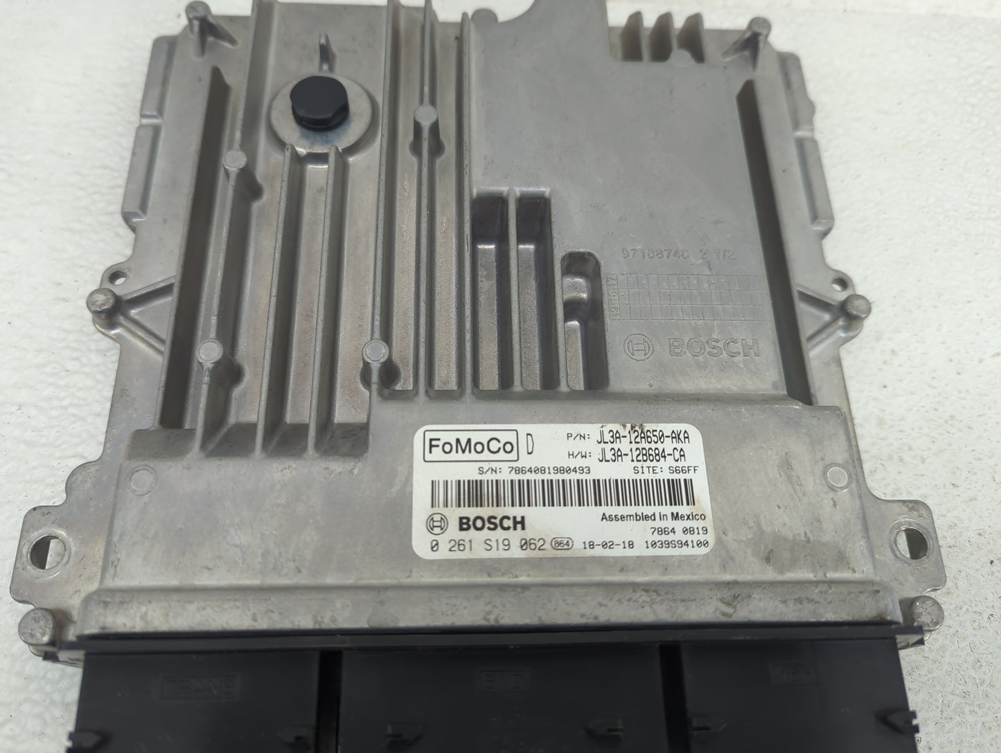 2018 Ford F150 PCM Engine Control Computer ECU ECM PCU OEM P/N:JL3A-12A650-AKA JL3A-12B684-CA, 0261S19062 Fits Fits 2019 202