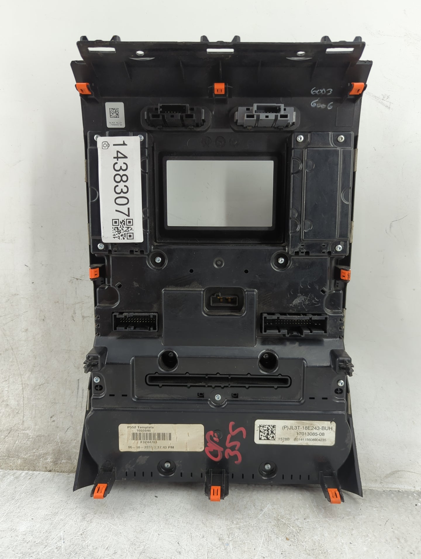 Ford F150 Radio Control Panel Black - Oemusedautoparts1.com