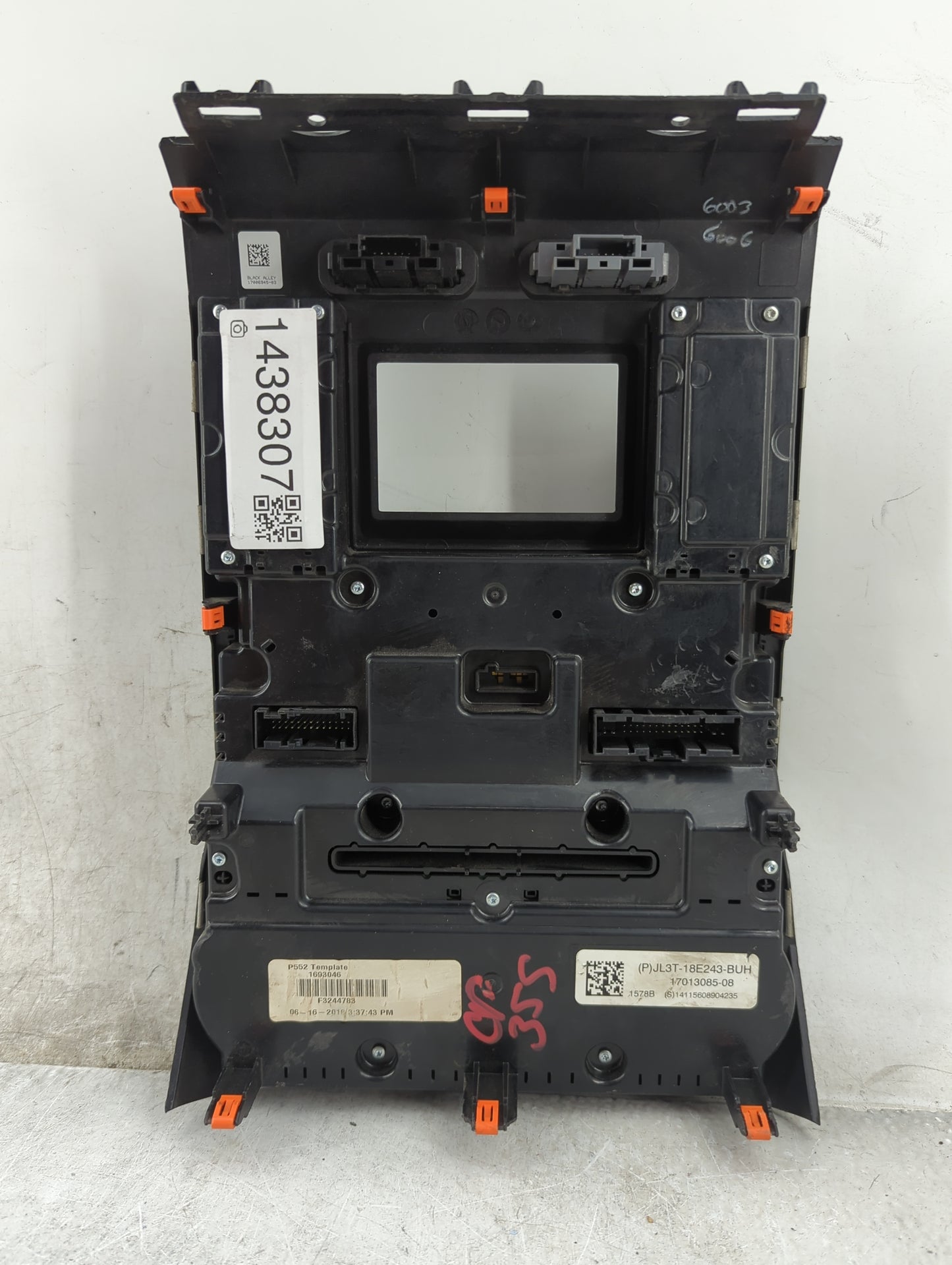 Ford F150 Radio Control Panel Black - Oemusedautoparts1.com