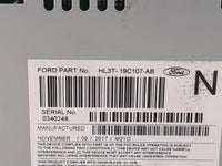 2018 Ford F150 Radio AM FM Cd Player Receiver Replacement P/N:PU-3609P-E HL3T-19C107-AB Fits Fits 2017 OEM Used Auto Parts -