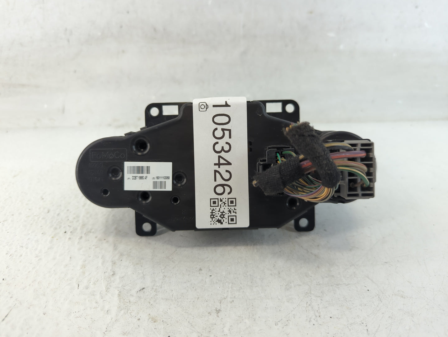 2014-2019 Ford Fiesta Climate Control Module Temperature AC/Heater Replacement P/N:D2BT 19980 AF Fits OEM Used Auto Parts - 