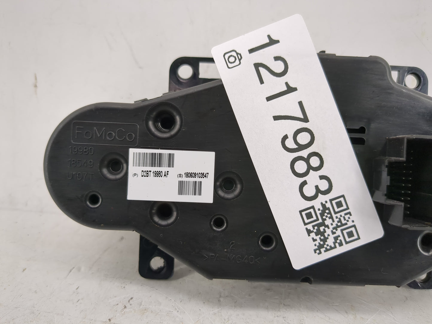 2014-2019 Ford Fiesta Climate Control Module Temperature AC/Heater Replacement P/N:D2BT 19980 AF Fits OEM Used Auto Parts - 