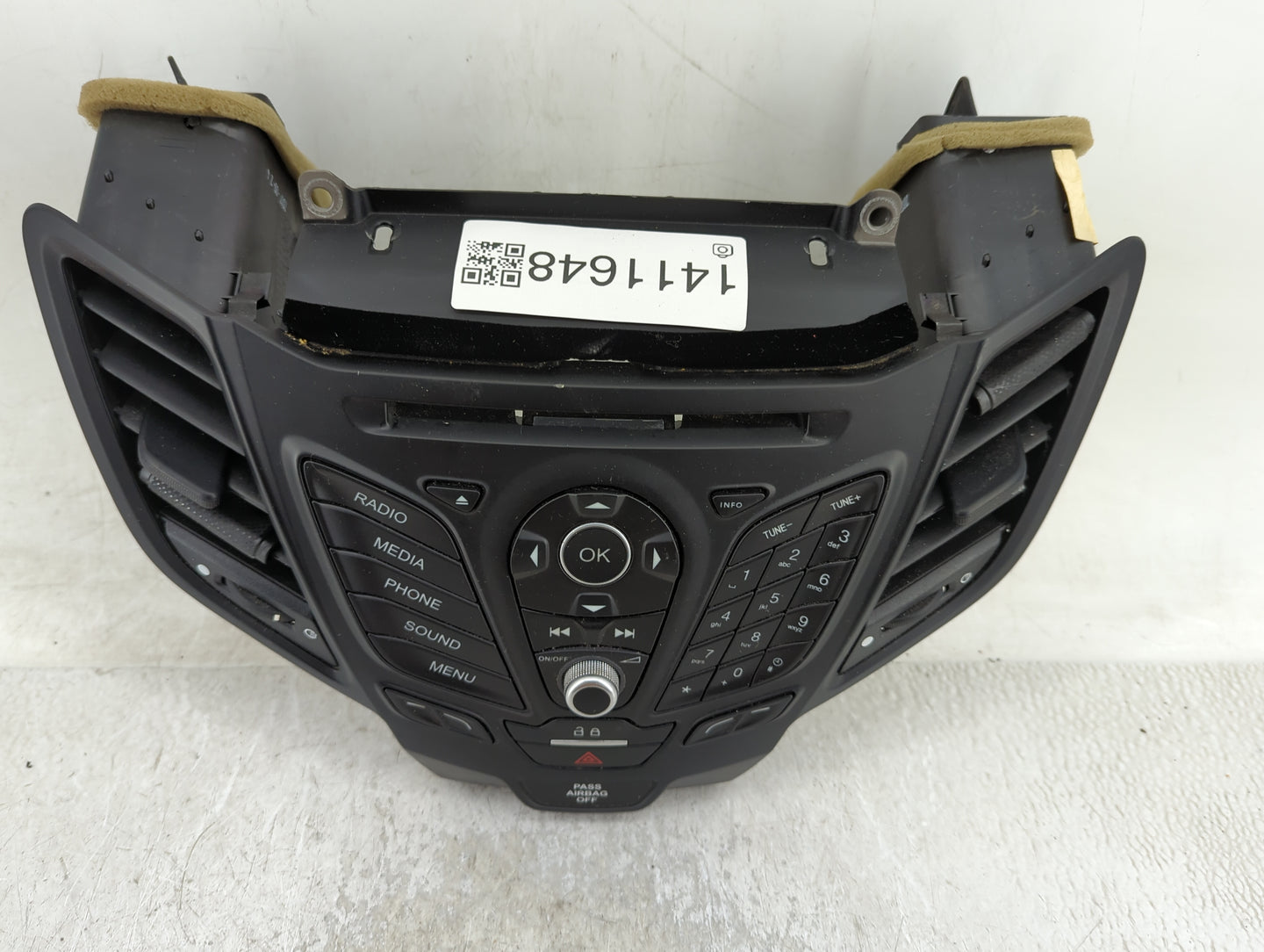 2015-2019 Ford Fiesta Radio Control Panel - Oemusedautoparts1.com