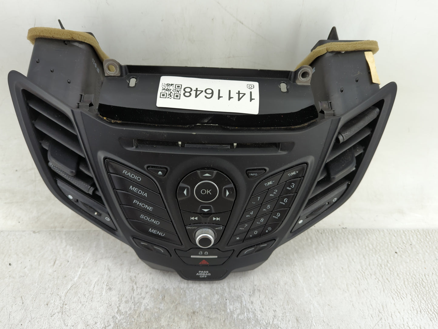 2015-2019 Ford Fiesta Radio Control Panel - Oemusedautoparts1.com
