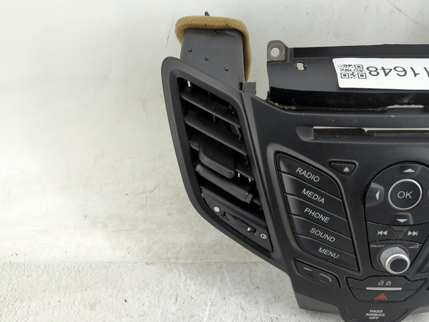 2015-2019 Ford Fiesta Radio Control Panel - Oemusedautoparts1.com