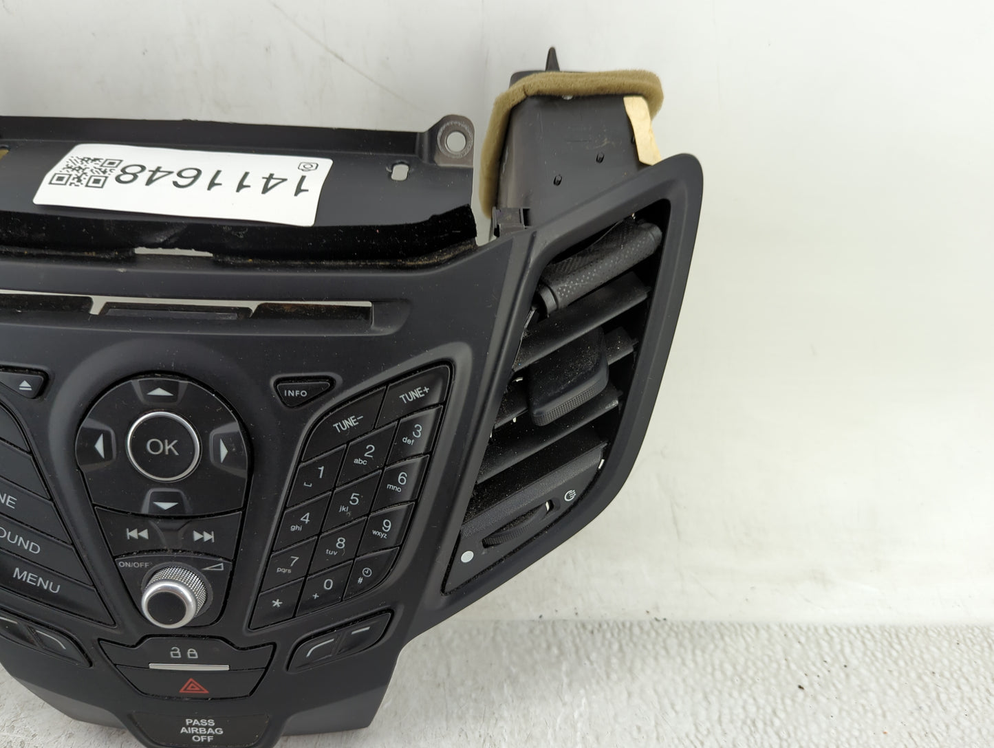 2015-2019 Ford Fiesta Radio Control Panel - Oemusedautoparts1.com