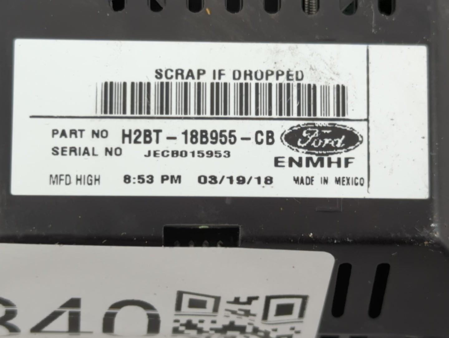 2014-2017 Ford Fiesta Information Display Screen - Oemusedautoparts1.com