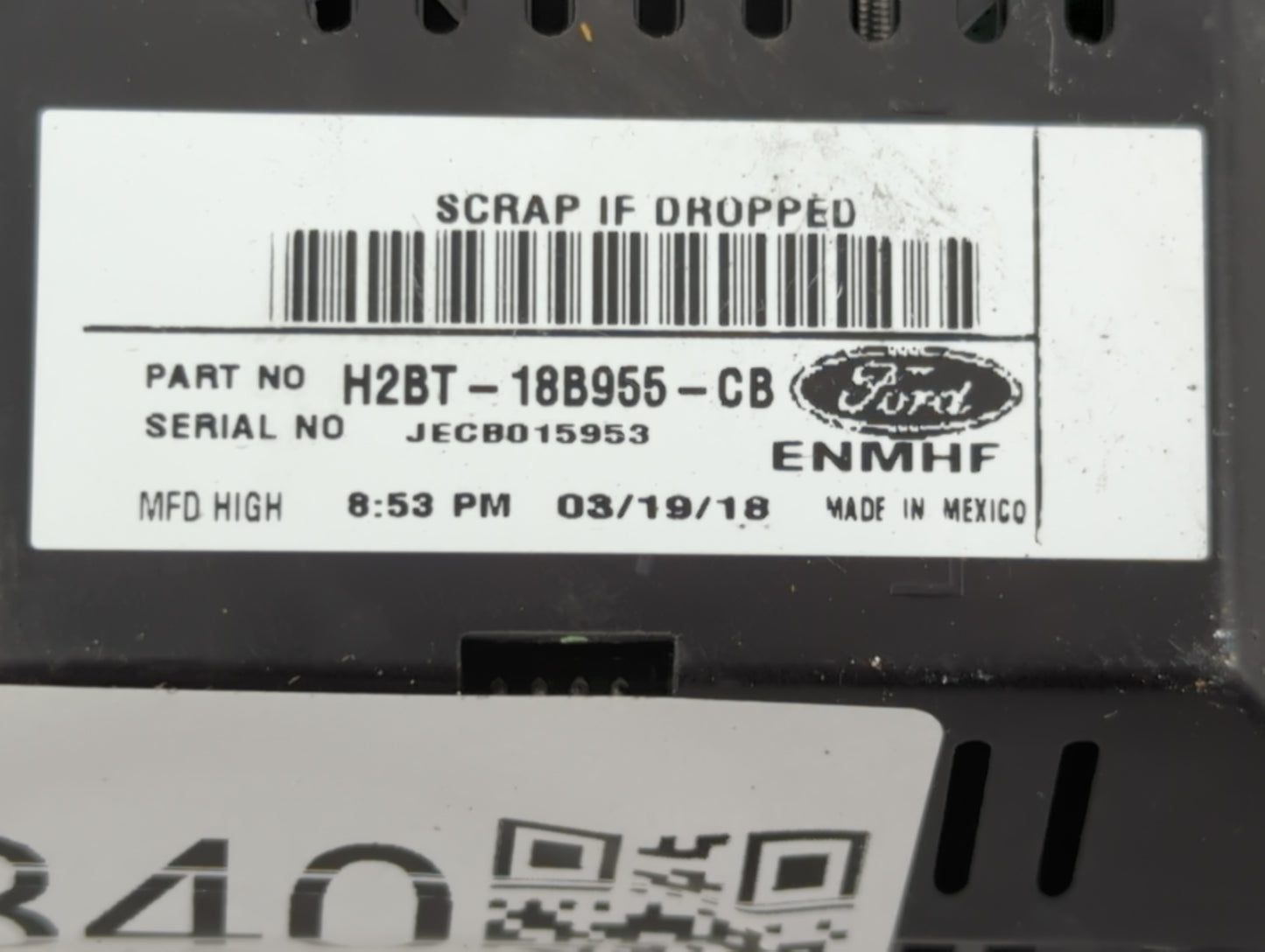 2014-2017 Ford Fiesta Information Display Screen - Oemusedautoparts1.com