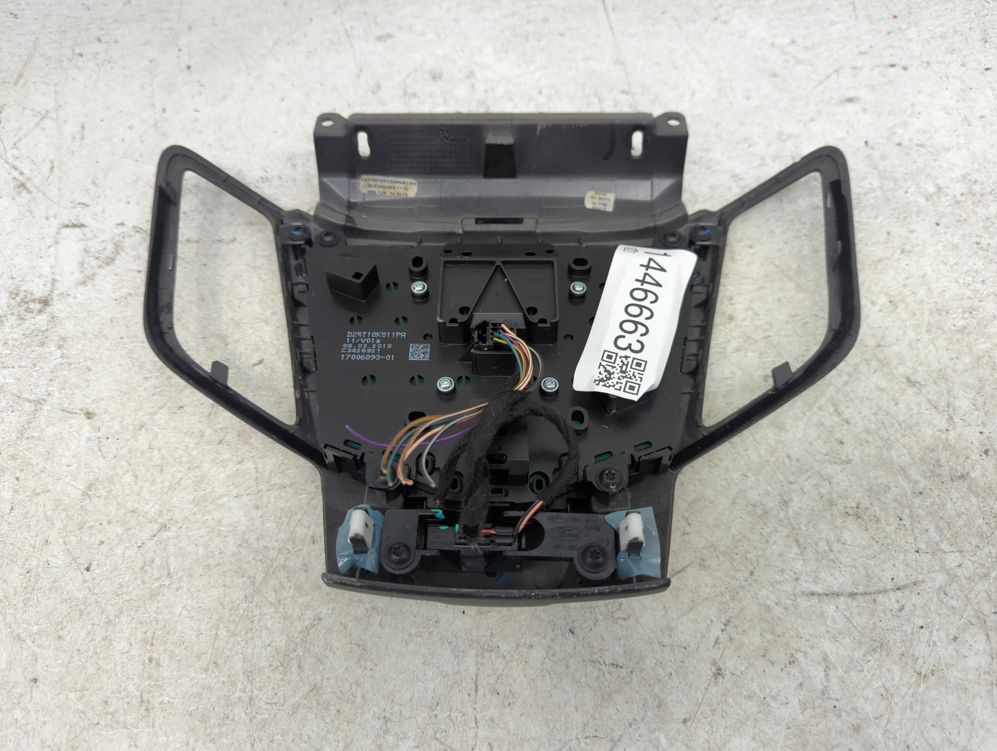2015-2019 Ford Fiesta Radio AM FM Cd Player Receiver Replacement P/N:D2BT18K811PA Fits Fits 2015 2016 2017 2018 2019 OEM Use