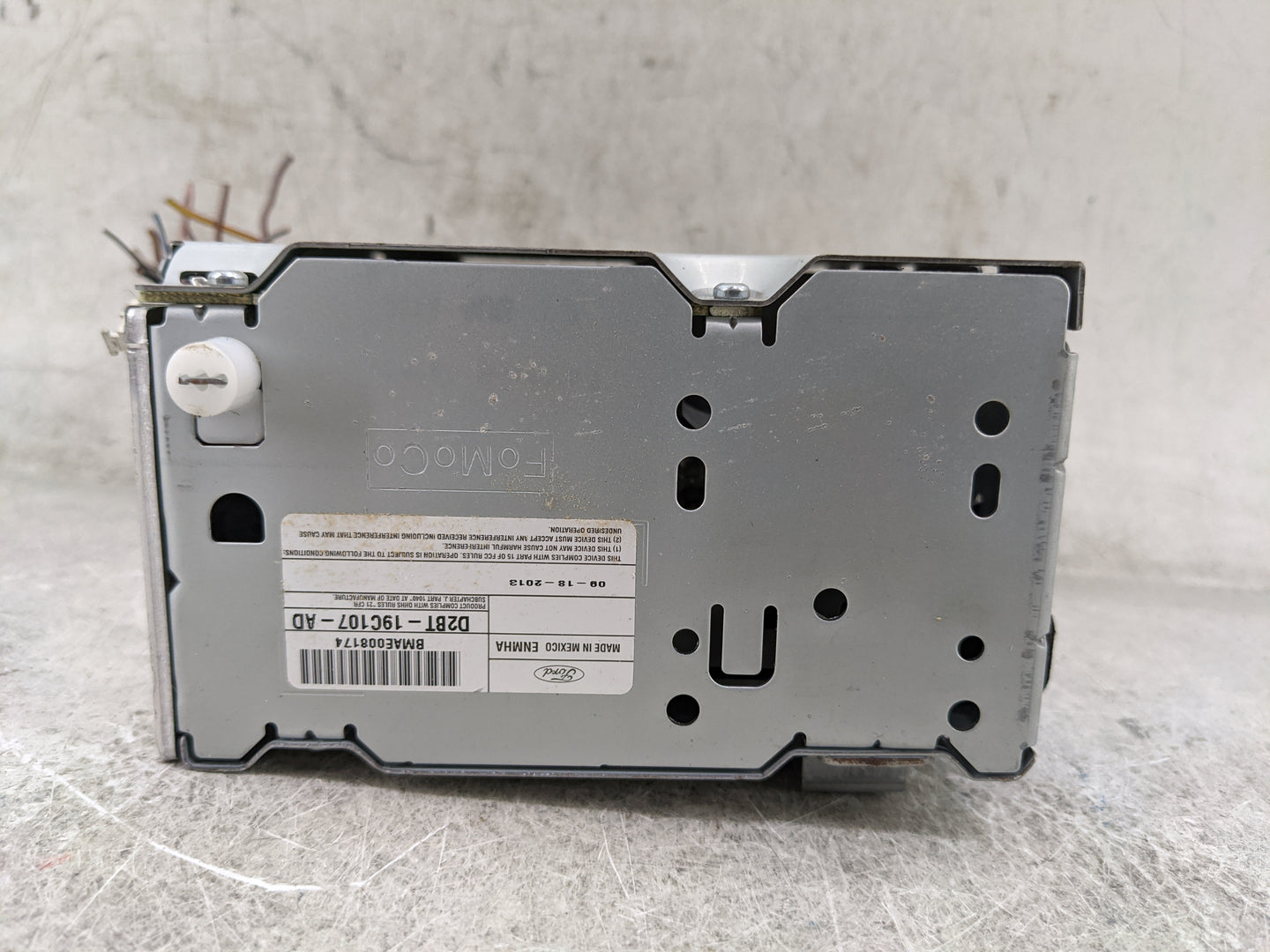 2017-2018 Ford Fiesta Radio AM FM Cd Player Receiver Replacement P/N:D2BT-19C107-AD BMAE008174 Fits Fits 2017 2018 OEM Used 