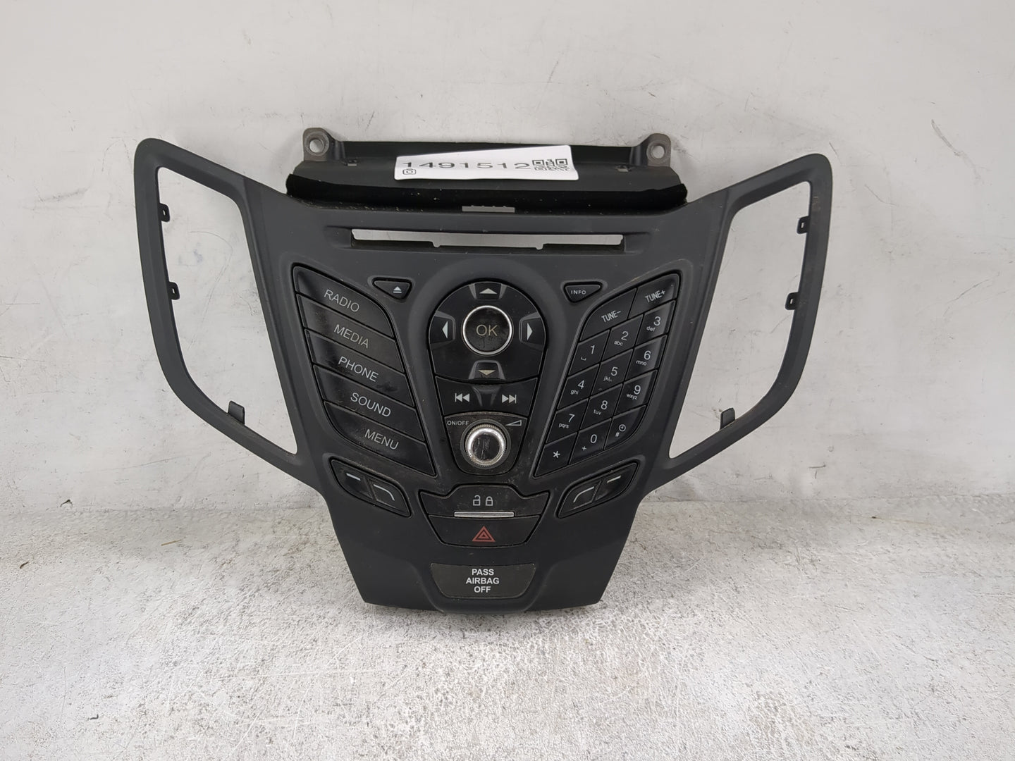 2015-2019 Ford Fiesta Radio Control Panel 1491512 - Oemusedautoparts1.com